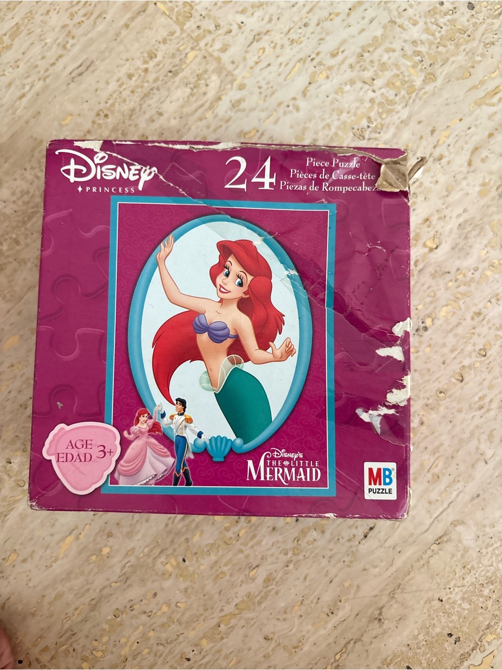 Y2k Disney The Little Mermaid Puzzle - Magenta and Teal